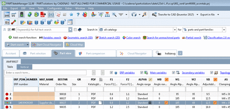 Rotated pattern with borings