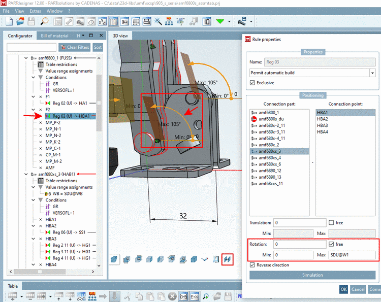 Example with "Rotation"