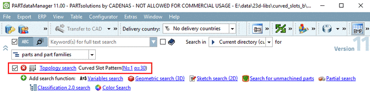 Call "Topology search"