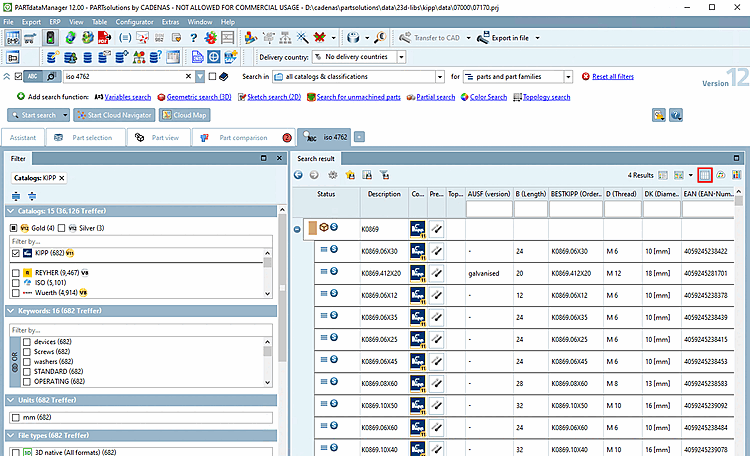 Mode "Tableau