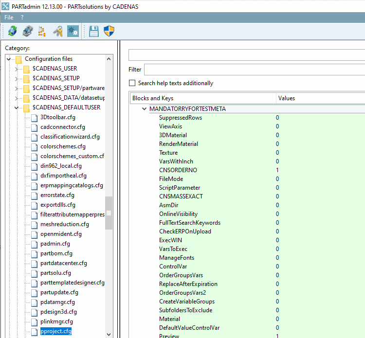 $CADENAS_DEFAULTUSER > pproject.cfg > Bloc [MANDATORYFORTESTMETA]