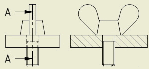 Figure 1 : Vis non coupée