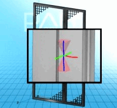 Les axes rouges sont superposés