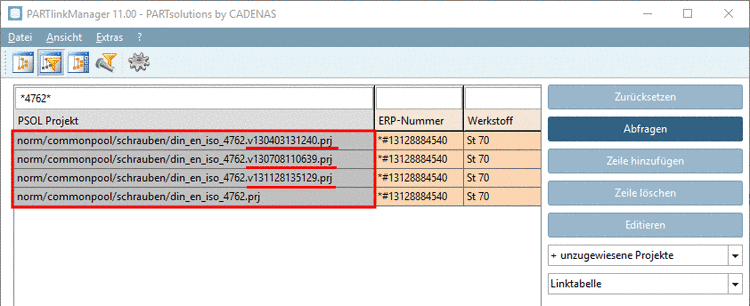 PARTadmin -> Catalog update -> Online