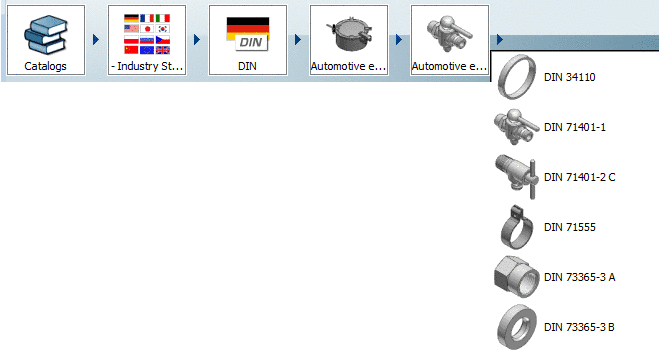Navigation path with subdirectories