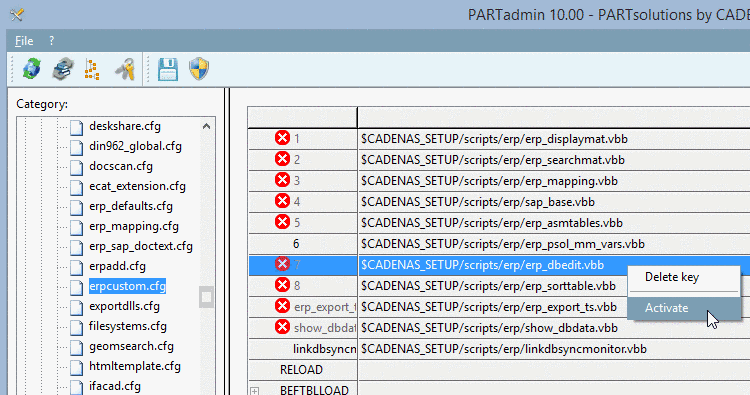 PARTadmin -> erpcustom.cfg -> [LOAD]