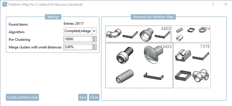 Create partition map