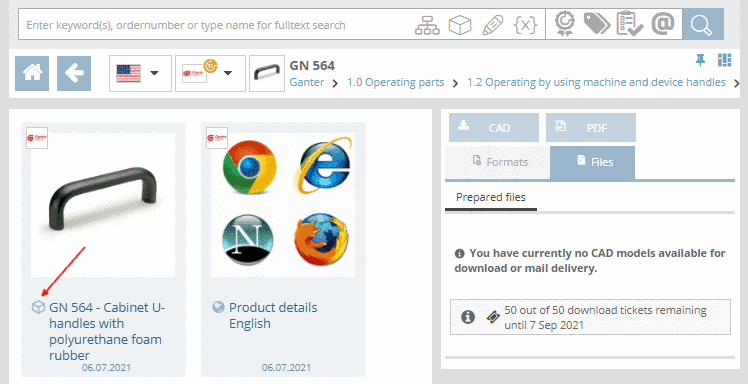 Product level opened