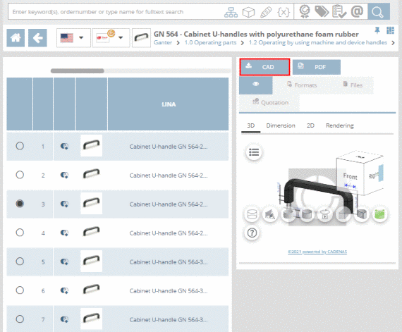 Example OEM portal