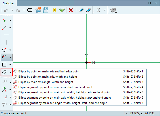 Outils pour l'ellipse et les segments d'ellipse