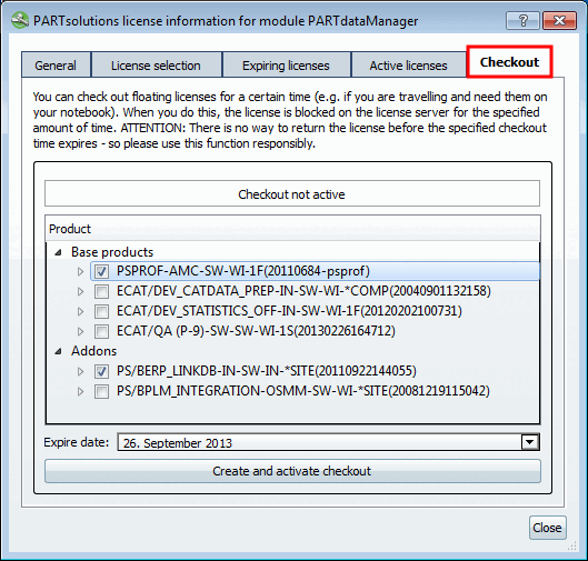 Page d'onglet "Checkout [Checkout]
