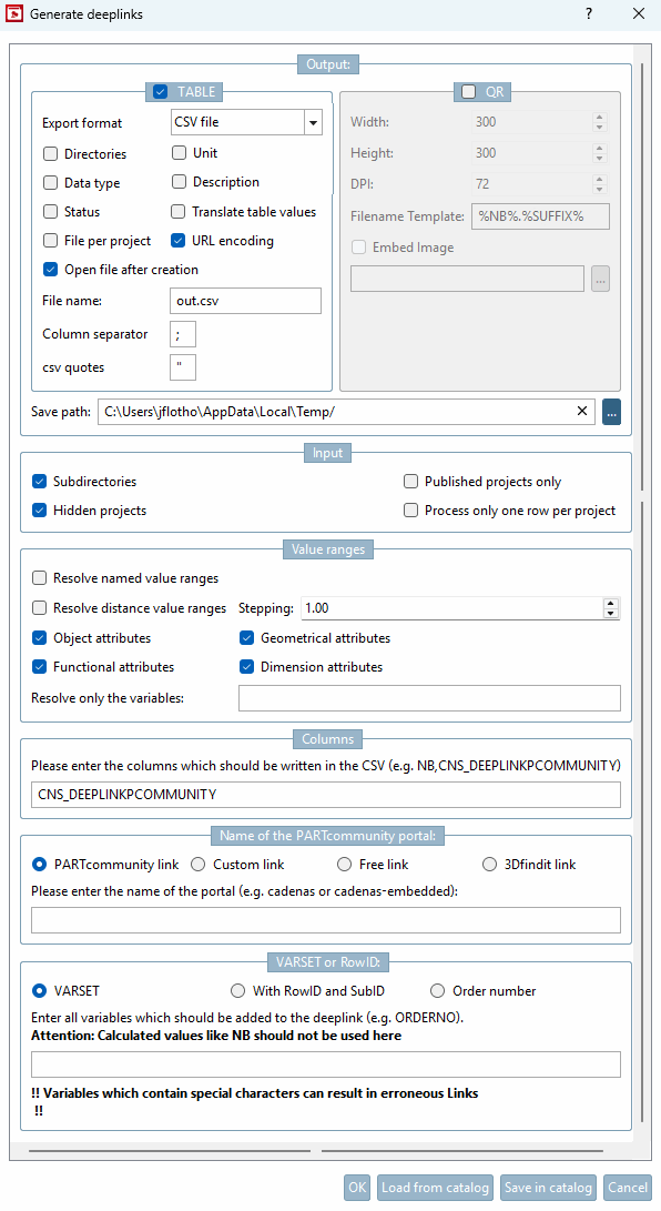 Générateur de liens profonds [Deeplinks generator] avec paramètres par défaut