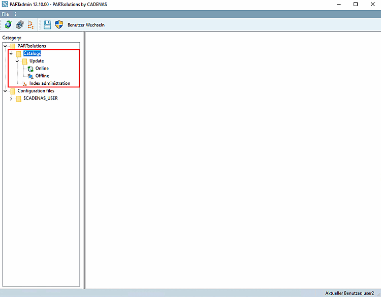 Arborescence des catégories avec la catégorie "Catalogues [Catalogs]".
