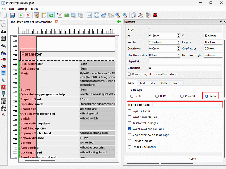 PARTtemplateDesigner