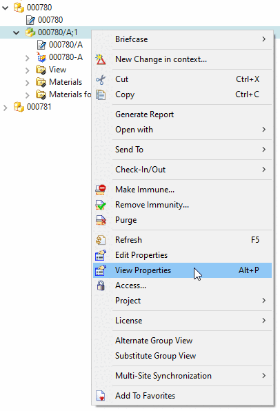 View Properties
