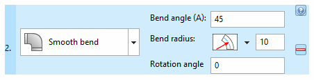 Élément "flexion ronde [Smooth bend]