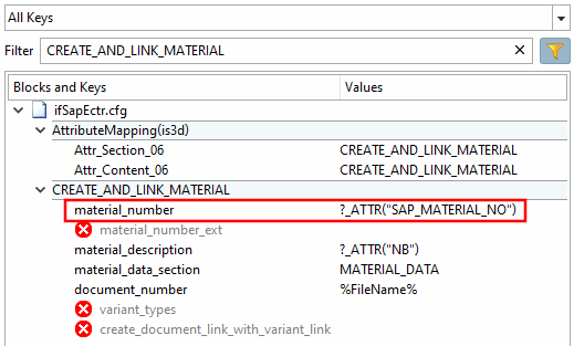 Bloc "CREATE_AND_LINK_MATERIAL" (créer un lien)