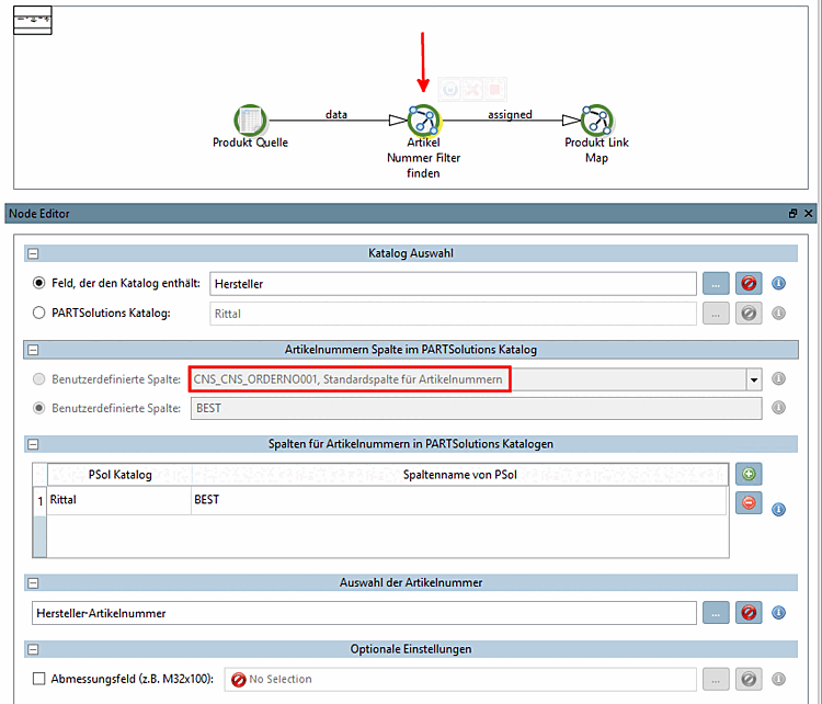 Exemple PARTdataCenter