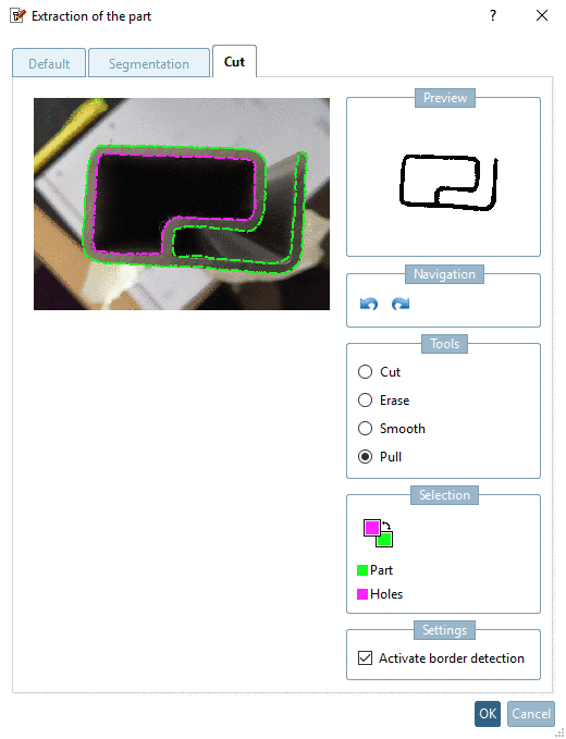 PARTproject: Function "Coordinate axes"