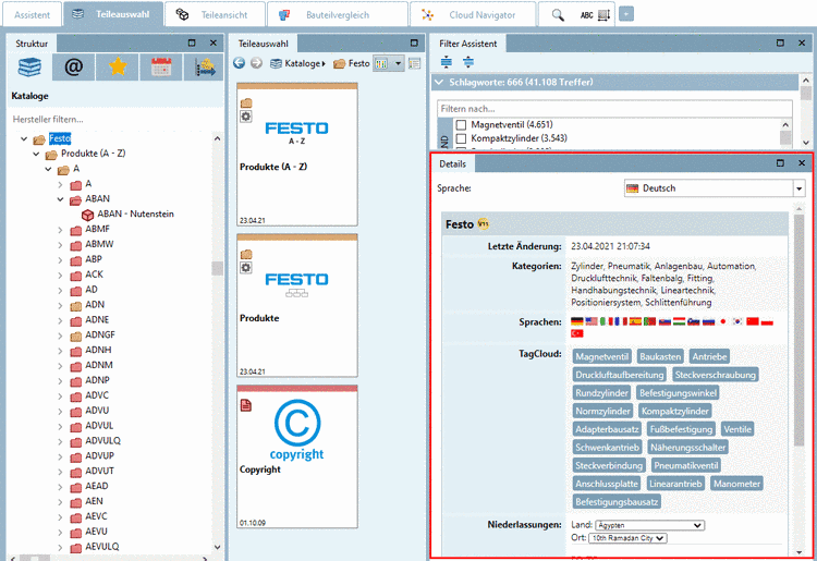 Through-hole for countersunk screw