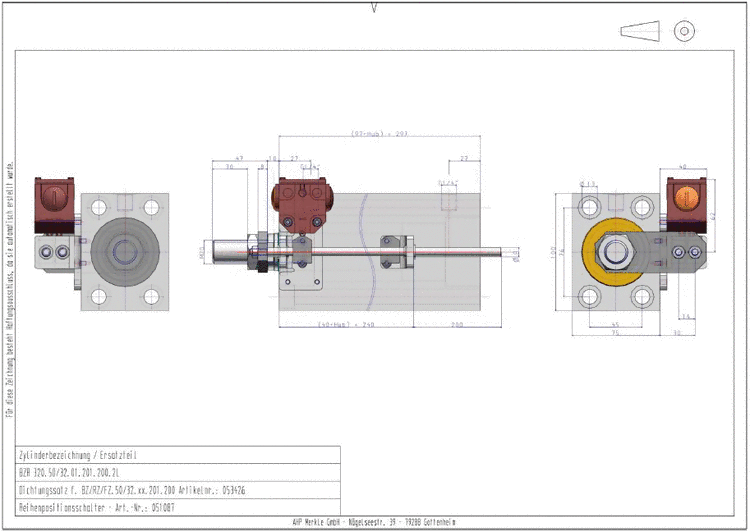 Template specific to the company - Shaded view
