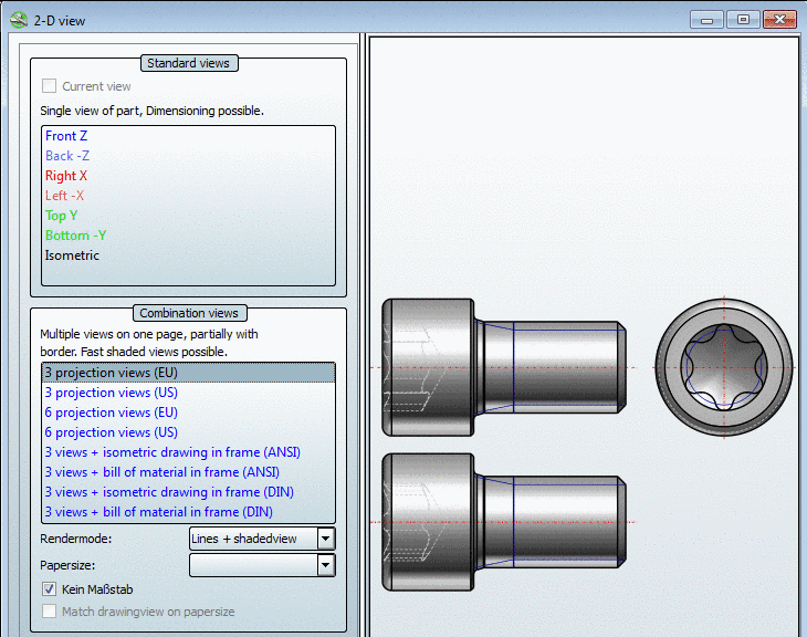 PARTdataManager "Part selection": Use of project preview images - Selection on catalog level. The grouping is automatically created.