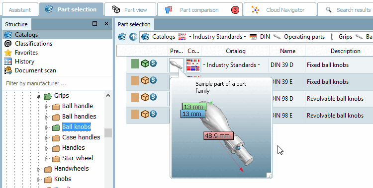 Infobulle 3D [3D Tooltip] dans l'affichage "Détails [Details]