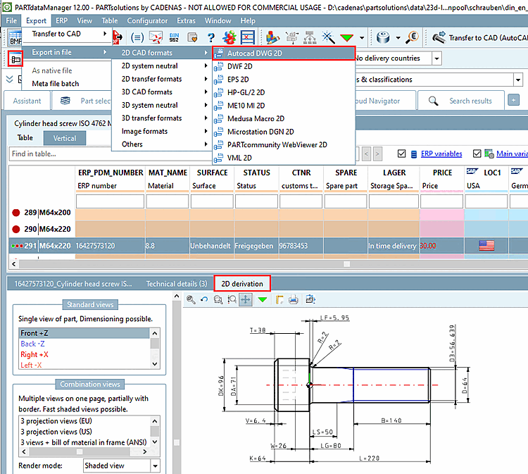 Autocad DWG 2D