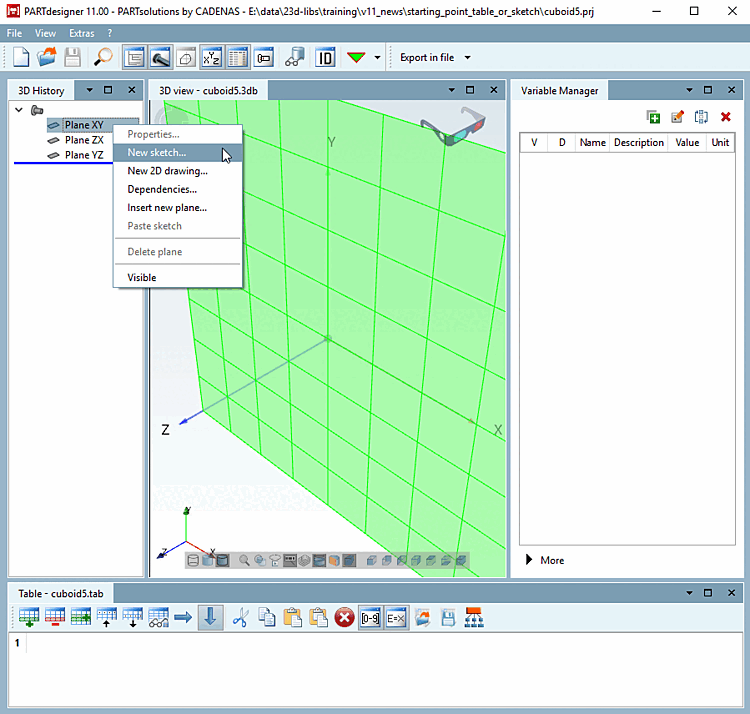 Nouveau sketch... [New sketch...]
