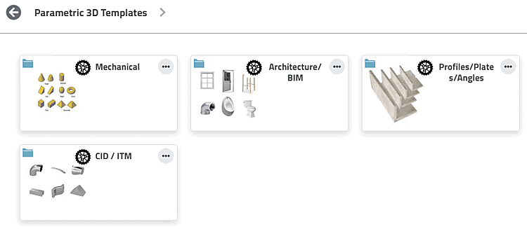 Modèles 3D paramétriques [Parametric 3D Templates] Modèles 3D paramétriques