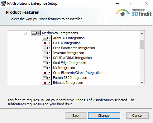Configuration de l'entreprise -> Intégrations mécaniques