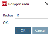 Table with one variable and one value is sufficient to avoid an error message.
