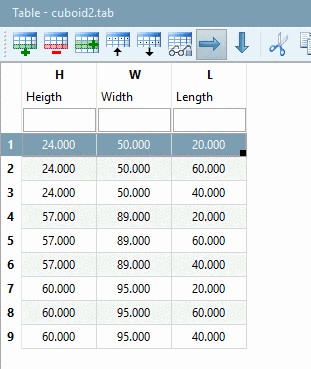 Value range variable "L" resolved