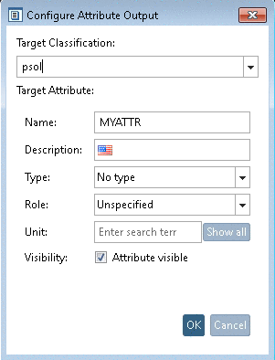 Configure Attribute Output