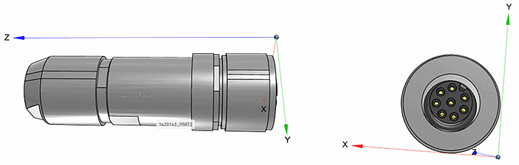 Un connecteur typique que le client doit câbler lui-même.