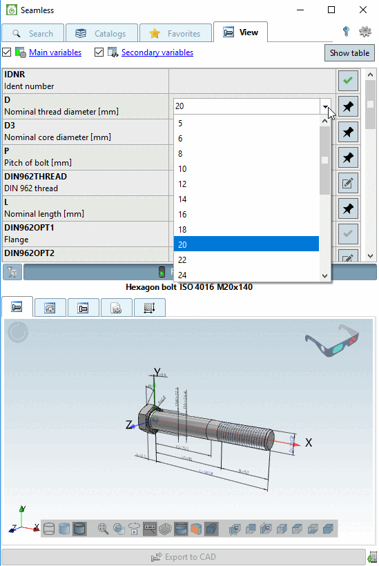 Filtre de résultats de recherche de