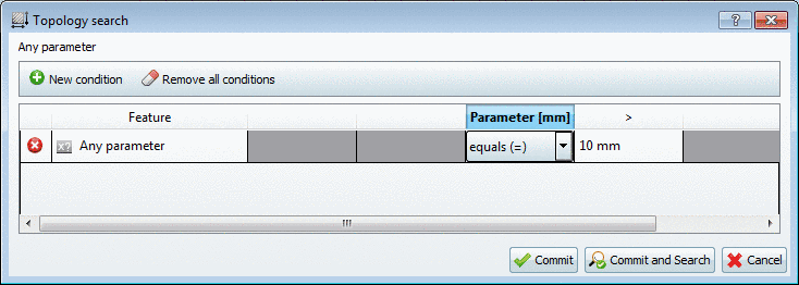 Example: Mechanical-Layer-Manager: AM_0 = white. The inserted part is depicted with white "Thick lines".
