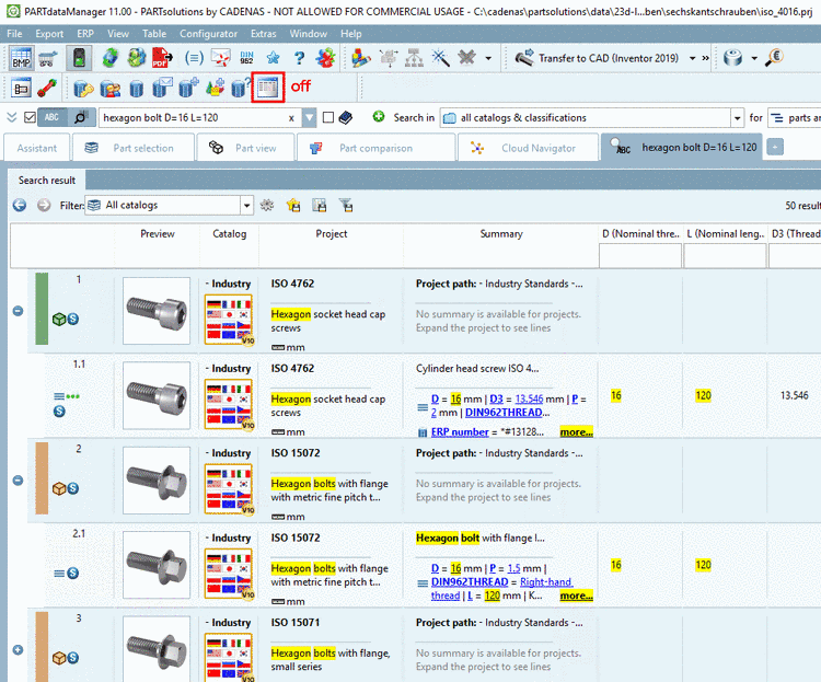 PARTadmin -> erpcustom.cfg -> [LOAD]