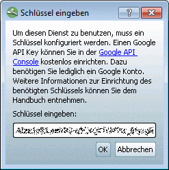 Dialog box "Classify"