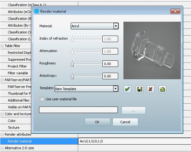 Dialog box "Create analysis"