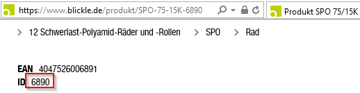 Sito web del produttore