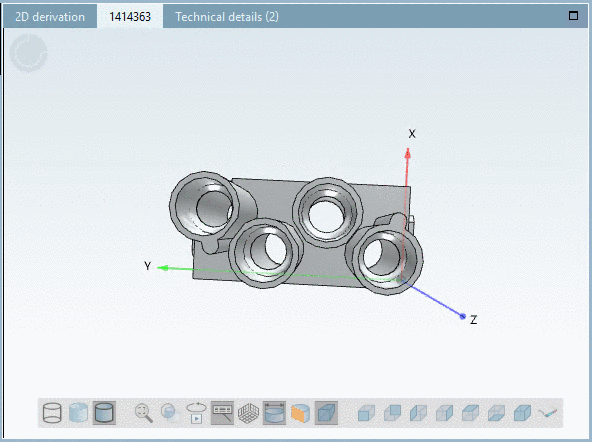 Phoenix Connector 1414363 with 4 Crimp Connections. In each Crimp connection, principally a whole string of different pins with specific article number can be plugged. These are not necessarily identical for each connection. This explains why the classification needs to have maximum flexibility.