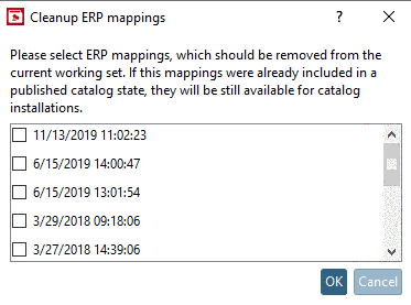 Cleanup ERP mappings