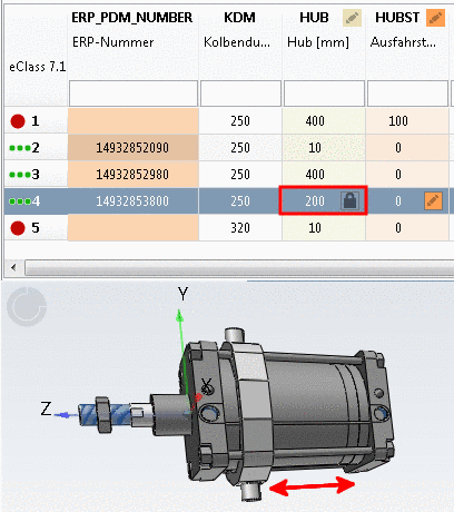 Geometry attribute is pinned on 200, Function attribute is not pinned and has the current value of 0.