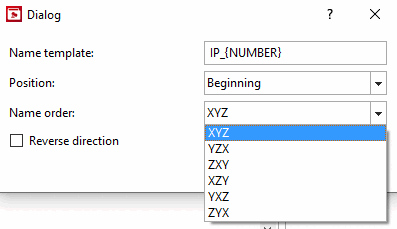 Sequenza di nomi [Name order]