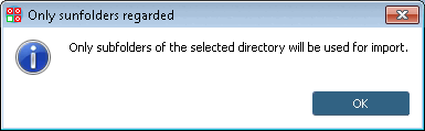 La stessa directory di importazione non appare come classe.