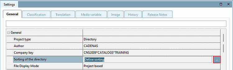 Ordinamento della directory [Sorting of the directory]
