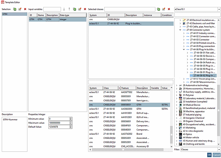 Editor di modelli [Template Editor]