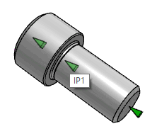 Esempio di vite: "Direzione" deve essere impostato su '1'.