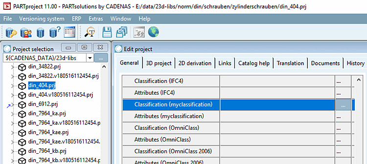 Generale [General] -> Classificazione (my_class)